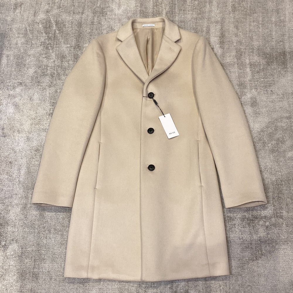 Reiss Gabel wool blend overcoat